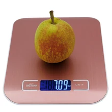 10KG 1g Digital Kitchen Stainless Steel Scale Big Food Diet Kitchen Cooking 10000g x 1g Weight Balance Electronic Scales 40% off