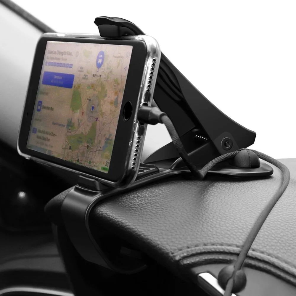 Universal Antiskid Car Phone Holder Dashboard Mount Clip Clamp