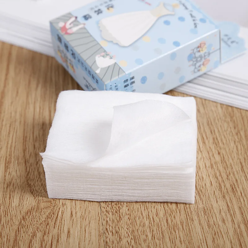 Cosmetic Rectangle Cotton Pads Facial Make up Cotton Pads Makeup