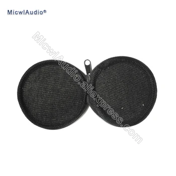 

2Pcs Small Bag for the Earphone Circle Easy to Carry Zippered Bag