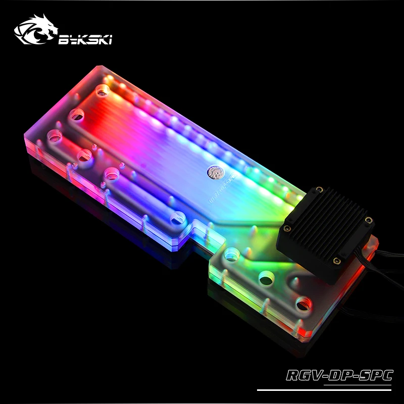 Водная плата Bykski чехол 5 в RBW/12 В RGB для DeepCool Quadstellar водное охлаждение