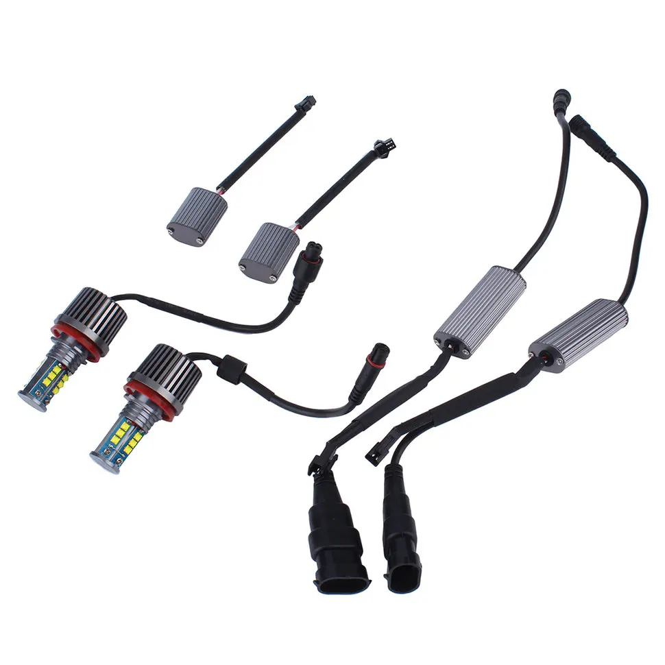

Auto Car Lamp 2x2pcs High Power Error Free LED Light Bulbs for Car E92 H8 120W