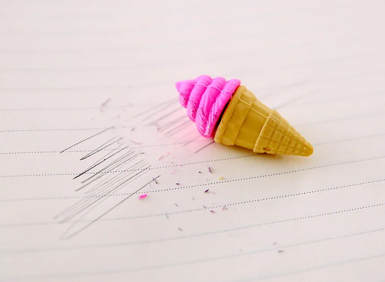 4 шт./упак. милые Kawaii креативные животные фрукты десерт рисунок карандаш резиновый ластик для студентов школьные канцелярские принадлежности Детские игрушки призовой подарок