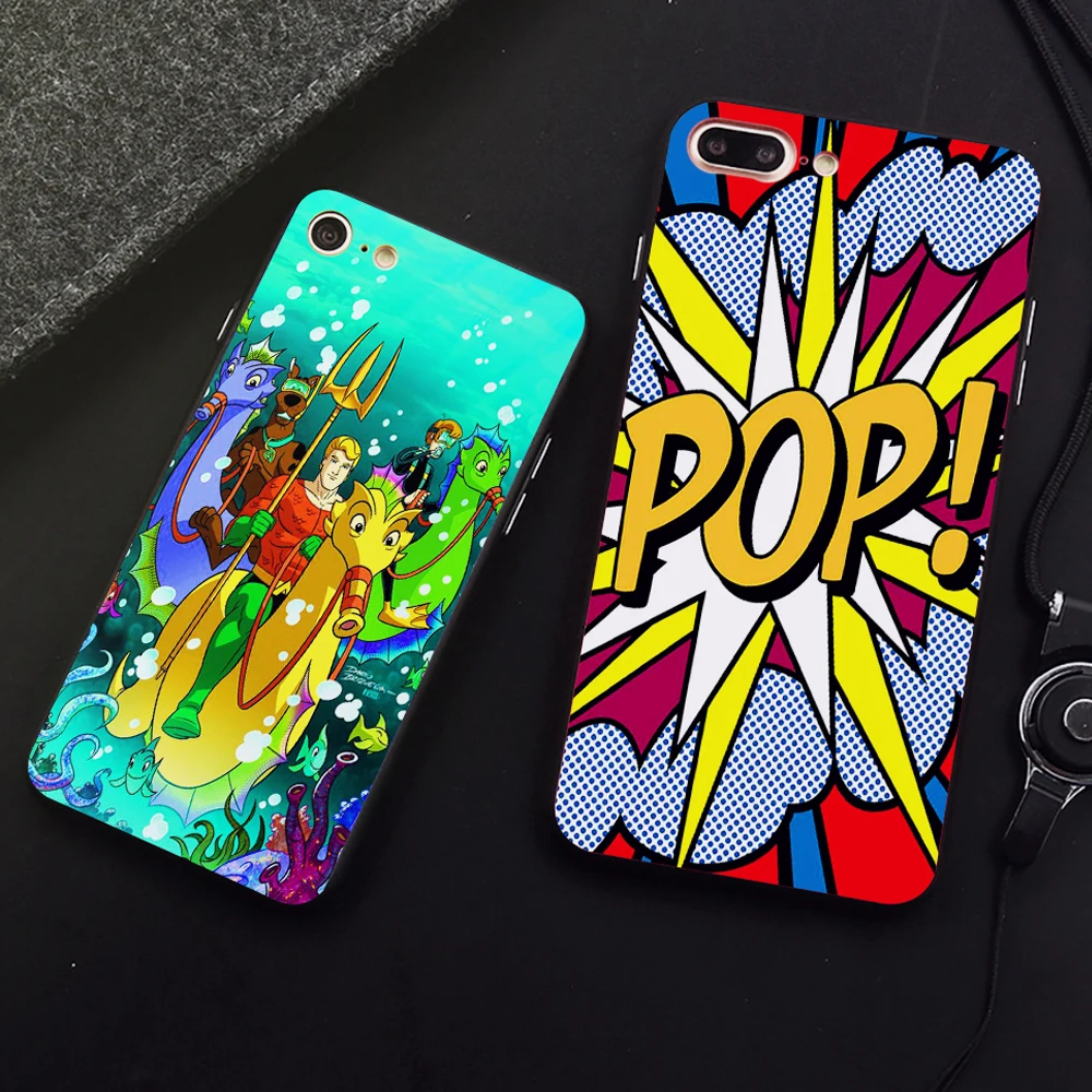 

DK SCOOBY-DOO Funny film new phone case black cover for Samsung s8 s9plus S6 S7Edge S5 for iPhone 6 6s 7 8plus 5 X XS XR XSMax