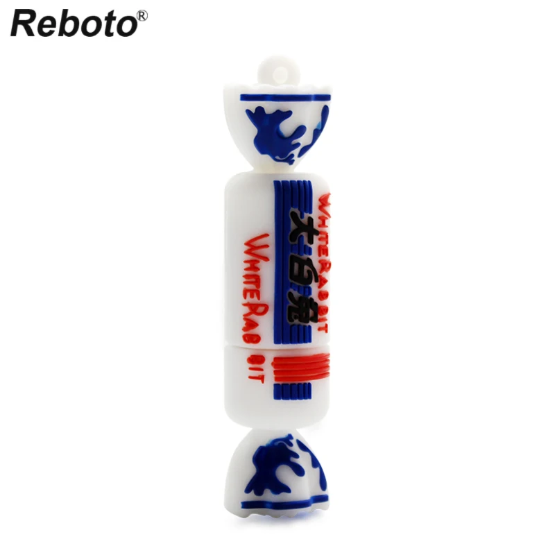 

Reboto Pendrive Usb 2.0 white rabbit candy pendrive personalizado Chinese sugar 4GB 8GB 16GB 32GB 64GB cute mini U Disk