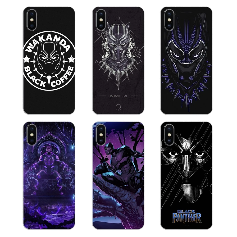 Черная пантера для Samsung Galaxy S2 S3 S4 S5 MINI S6 S7 edge S8 S9 Plus Note 2 3 4 5 8 Coque Fundas силиконовый