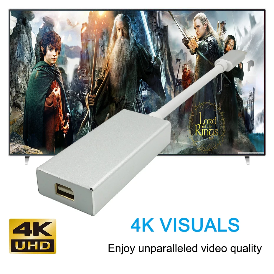 USB C Mini DisplayPort Display Port Adapter USB Hub USB C Mini DP Display Port Cable for MacBook Air 13\'\' 2018 Computer Laptop (5)