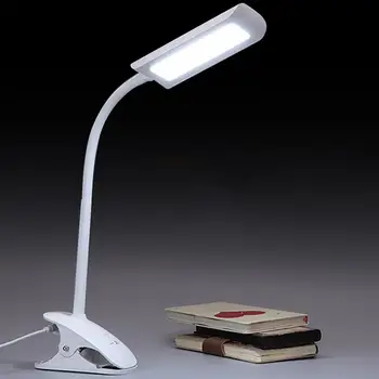 

Modern Flexible LED Table Lamp LED Reading Lamp With Clip Led Lamps Rechargeable Desk Lights With Gooseneck (US Plug)