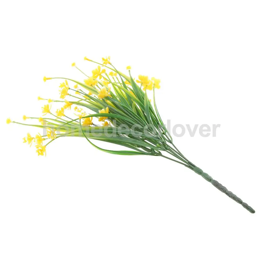 MagiDeal Artificial Greenery Vine Ivy Leaves Grass Camellia Garland Hanging Wedding Party Flower Bunch Bouquet Decor Color PICK