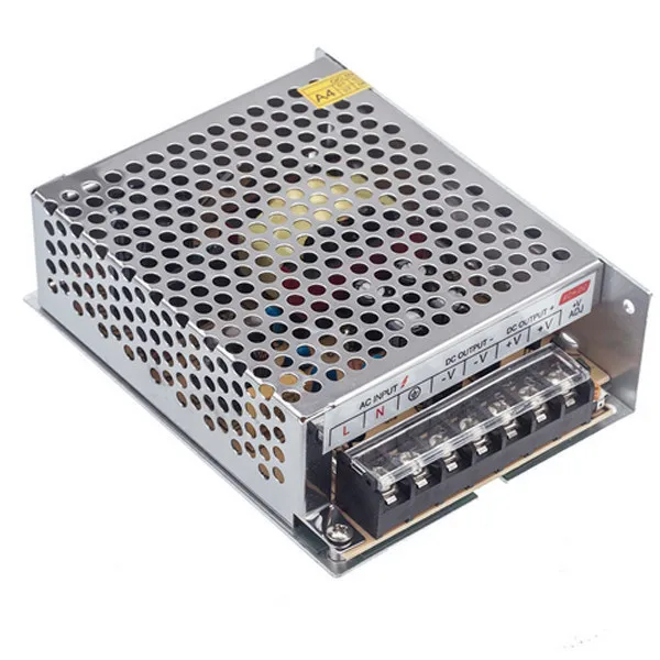 

ALLISHOP Hot Power Supply 24V Transformer 3A 72W AC 100V-240V to DC 24V Switch Power Supply for LED Strip Equipment Power Supply