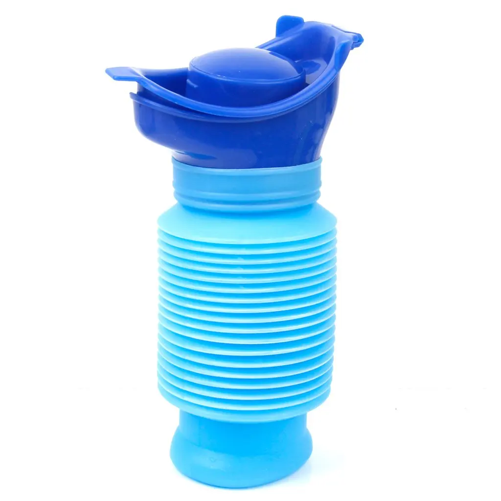 Portable Family Unisex Mini Toilet Urinal Bucket for Travel and Kid Potty Pee Training 750ML