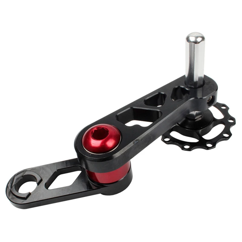 Folding Bicycle Guide Wheel Lp Oval Aluminum Alloy Cycling Single Speed Rear Derailleur Chain Tensioner with Sprocket MTB Bike