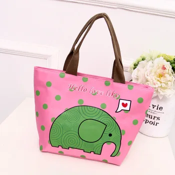 

Cute Cartoon Elephant Waterproof Shopping Bag Storage Bag Cosmetic Travel Bags