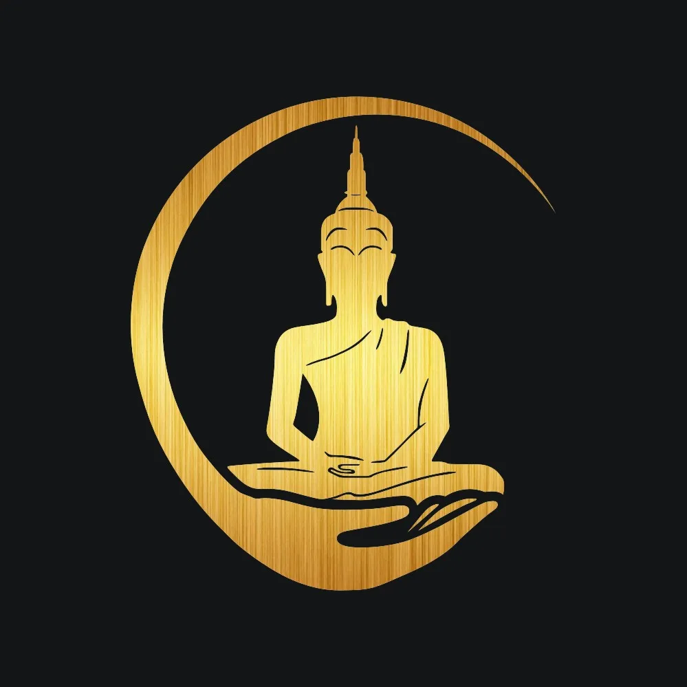 Rylybons Thai статуя Будды 3D наклейки для автомобиля мотоцикла кузов Машины окно