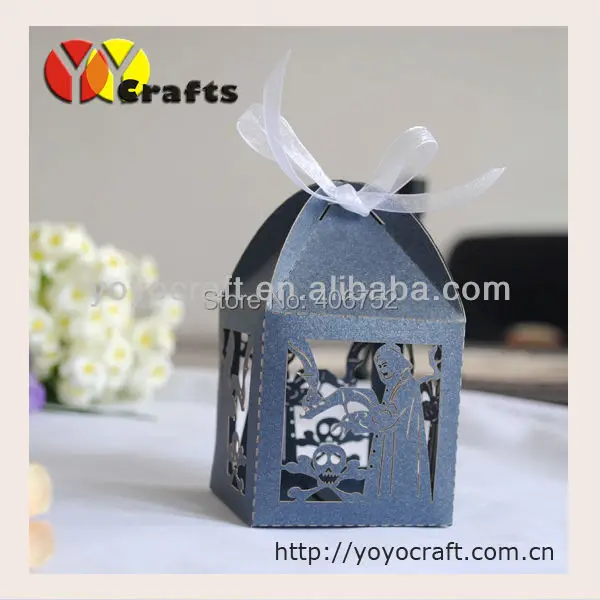 Wb36 Amazing Black Skull Gift Box For Whole Festival Wb36 Amazing Black Skull Gift Box For Whole Festival Supplies Wedding Favor Candy In Bags Wring From Home