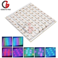WS2812B 8x8 64 разрядный полноцветный 5050 RGB светодиодный светильник