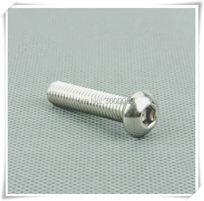 

M2 ISO 7380 Stainless Steel 304 Hex Socket Round Head Screw 100pcs/lot