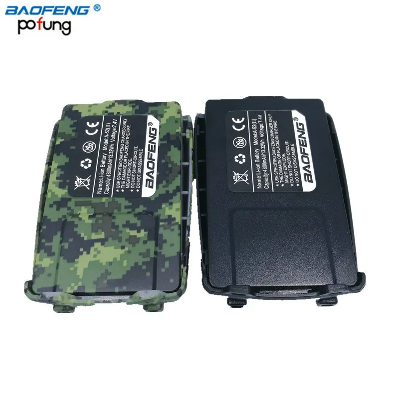 Оригинальный Baofeng 4800mAh 7 4 V литий-ионный аккумулятор для A-52(II) двухсторонний радио