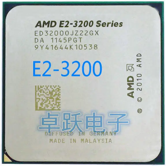 AMD E2-Series E2-3200 2,4 ГГц двухъядерный процессор ED3200OJZ22GX разъем FM1