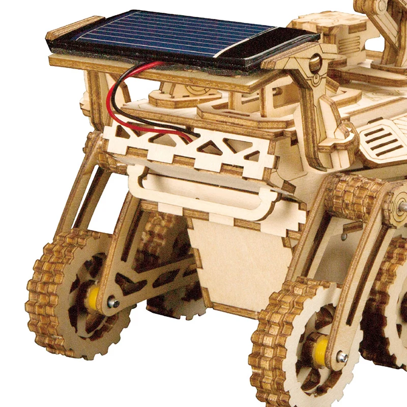 ROKR DIY пространство охота на солнечной батарейке, игрушки 3D деревянные головоломки сборки модель здания комплект игрушечные лошадки для