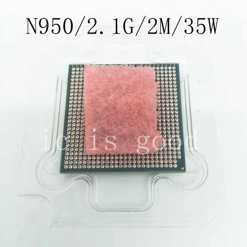 N950 N 950 HMN950DCR42GM 2 1 GHz 1MB Quad Core Notebook processors Laptop CPU