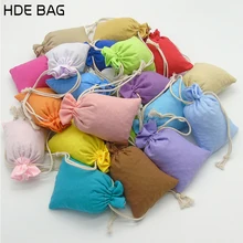 Персиковая кожа сумки для упаковка ювелирных изделий/макияж/подарок/Свадебные/вечерние/хранения/обуви/конфеты сладкий сумка пыле мешок заказ печати логотипа