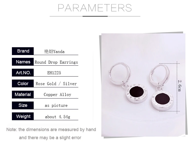 round pendant drop earrings 02