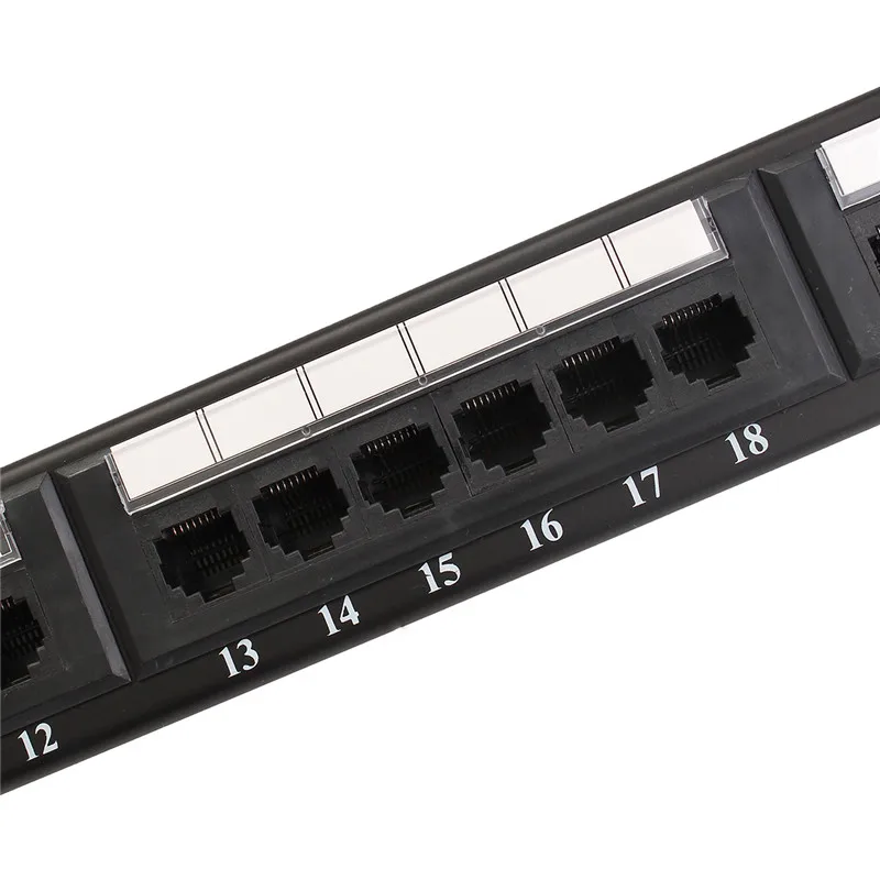 RJ45 CAT 6 сети Ethernet LAN Adapter соединительный кабель кронштейн 24 Порты и разъёмы/Wst CAT5E патч Панель 1U для 19 дюймов стойку