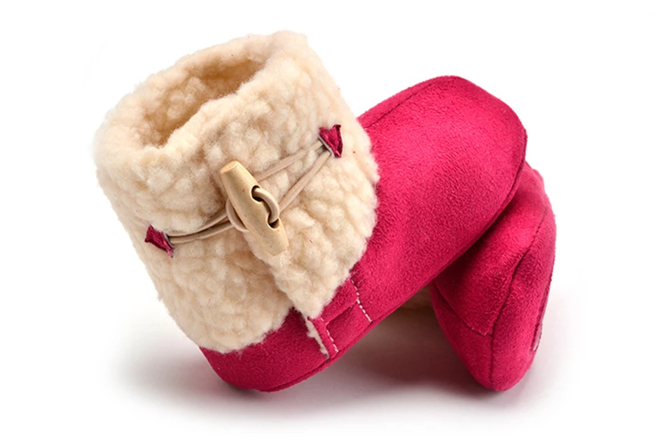 Зимняя обувь для маленьких мальчиков и девочек, теплая обувь для малышей, ботинки из искусственного меха для маленьких девочек, ботинки для
