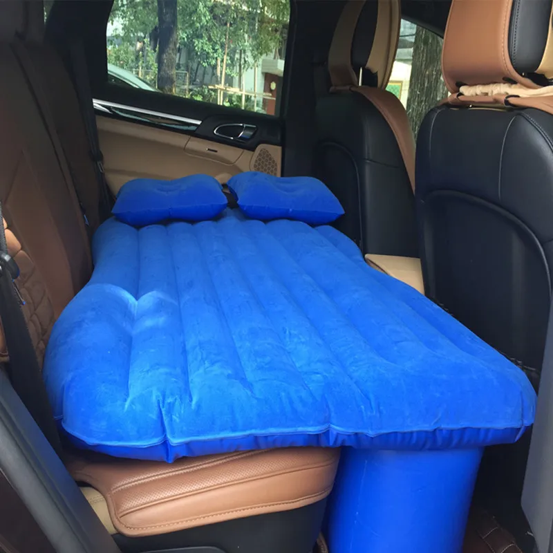 Viajes en coche de sofá cama inflable del aire colchón cojín del asiento trasero resto almohadilla para dormir sin bomba