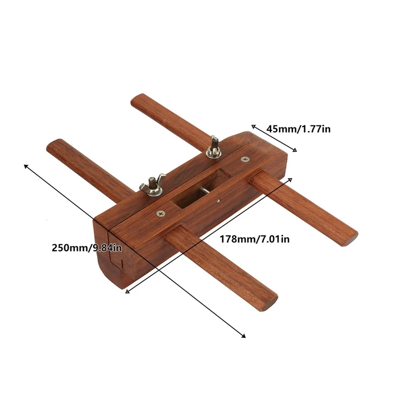 Деревообрабатывающий палисандр ручной рубанок мебель музыкальный инструмент Diy канавок деревянный самолет