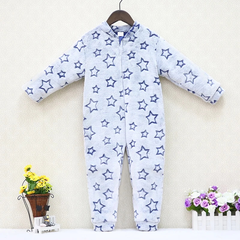 Baratos Niños de 2 a 5 años recién nacidos de una pieza mameluco de Navidad otoño frío ropa de bebé ropa de niño ropa de invierno cálido niños ropa de niños