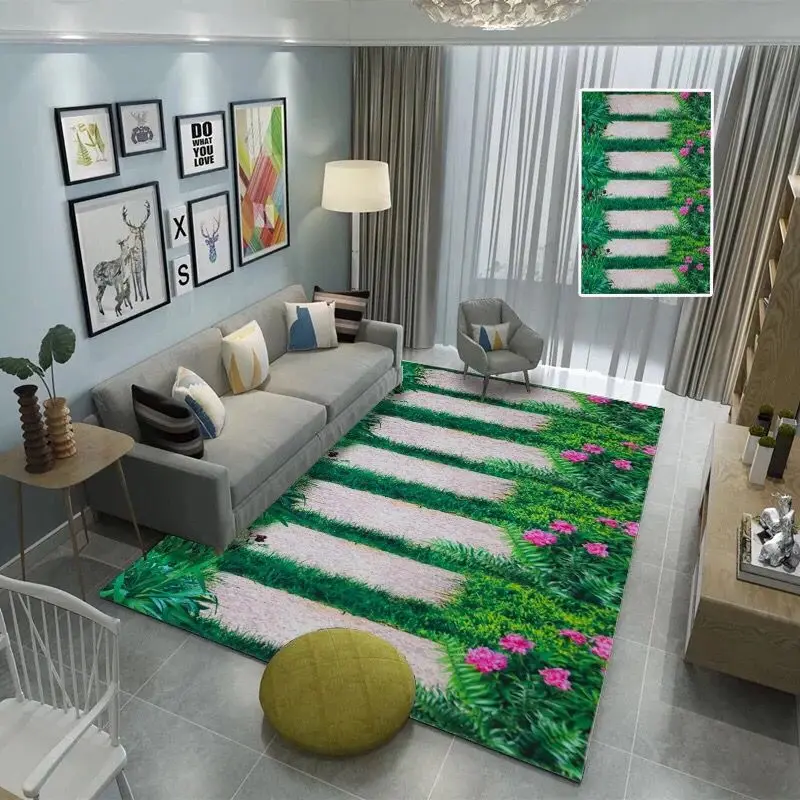 High Quality 3D printed Hallway Carpet Pastoral Style Rugs Corridor Floor Mat Soft Aisle Stairs Anti-slip Suction Blanket tapis High Quality 3D printed Hallway Carpet Pastoral Style Rugs Corridor Floor Mat Soft Aisle Stairs Anti-slip Suction Blanket tapis