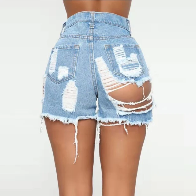 fashion nova shorts with rips in the back