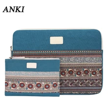 Новая холщовая женская сумка с принтом для ноутбука Macbook Pro 13 Чехол 11 12 14 15 для Xiaomi samsung lenovo Asus сумки для ноутбуков