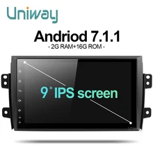 uniway ATY9071 2G 16G Android 7 1 1 font b car b font dvd for Suzuki
