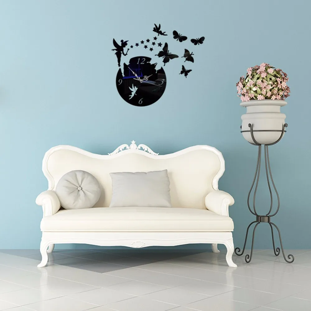 Wall-Clock-Modern-Design-Clocks-For-Home-Decor-Acrylic-Mirror-Watches-Butterfly-Elves-Home-Decoration-Living-Room-HG0224 (4)