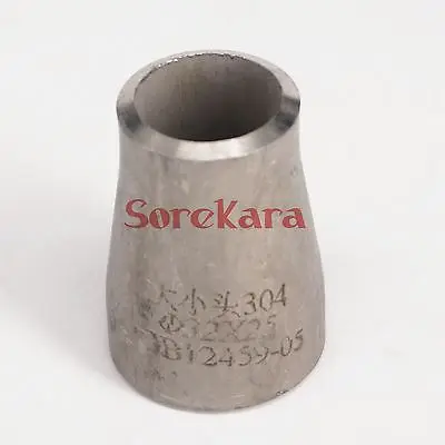 34x27mm 304 Stainless Steel Concentric Reducing Butt Welded Pipe Fitting Water gas Oil | Обустройство дома