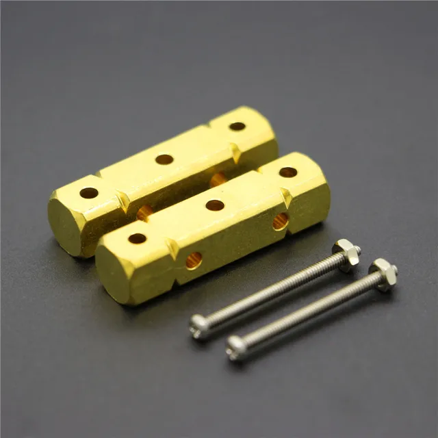 RFDTYGR Colored Copper Mass Damper Block Self made Parts For Tamiya