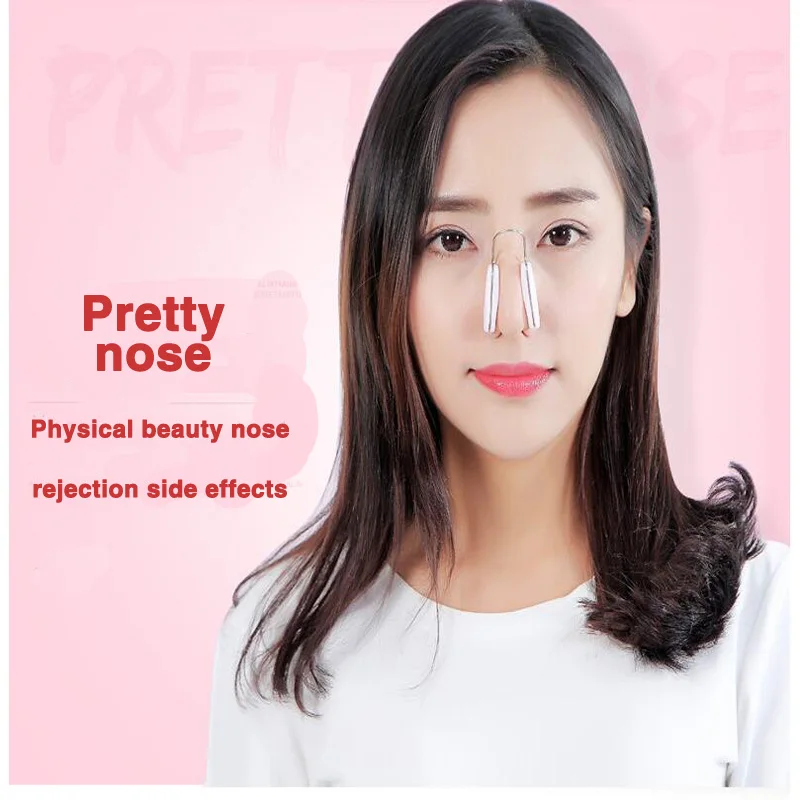 

New upgraded Transparent and Beautiful Beauty Nose artifact listed 1 Set Nose 3D Beauty Nose Repeatable use No Pain beauty nose