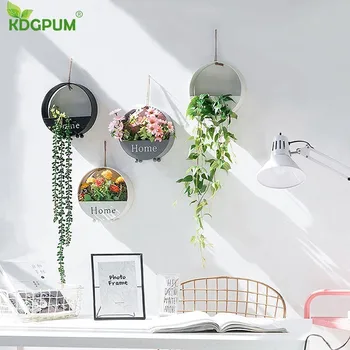 

Wall-mounted Flower Pot Creative Home Vertical Flower Pot Gardening Plant Potted Home Bedroom Restaurant Wall Decoration