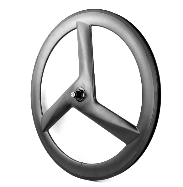 Cheap 2015 New 23mm width tri spoke wheel Vision clincher or tubular 700C 60mm depth Full carbon fiber 3 spoke wheel