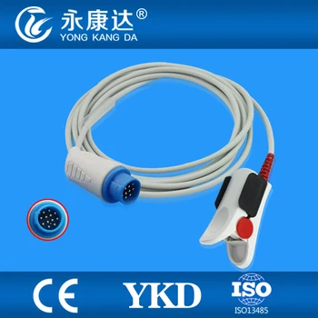 

Free Shipping for 13Pin Plug Mennen Envoy (Masimo Module) Adult Finger Clip Spo2 Sensor Probe