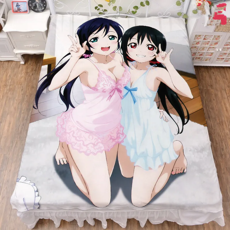 Love Live Nozomi Tojo Anime Girl Bed Sheet Summer Quilt Bedding Blanket