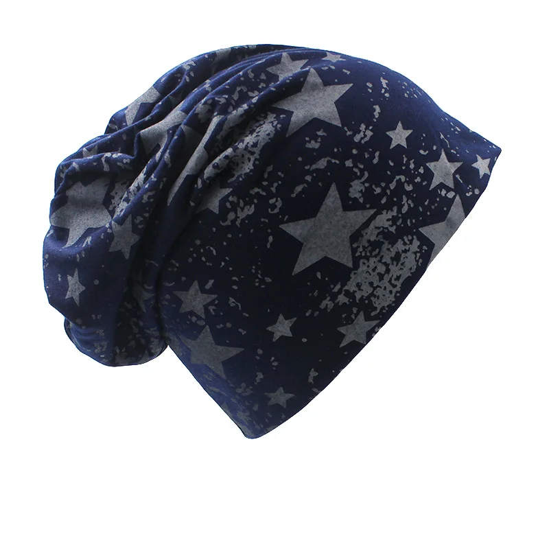 LOVINGSHA Brand Autumn And Winter Hats For Women Stars Design Ladies Thin Hat Skullies And Beanies Men Hat Unisex HT003 4