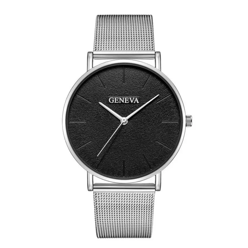 

reloj mujer New Casual Women's watch Women Stainless Steel Band Mesh belt Quartz watch women Analog Wrist Watch Women
