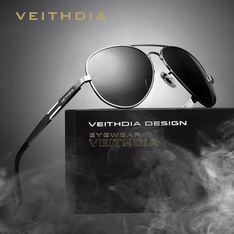 VEITHDIA Aluminum Magnesium Alloy Brand Polarized 