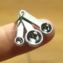 Кукольный домик миниатюра 1:12 игрушка 3 предмета Комплект мерная ложка полукруглая Длина 1,9 см X0414