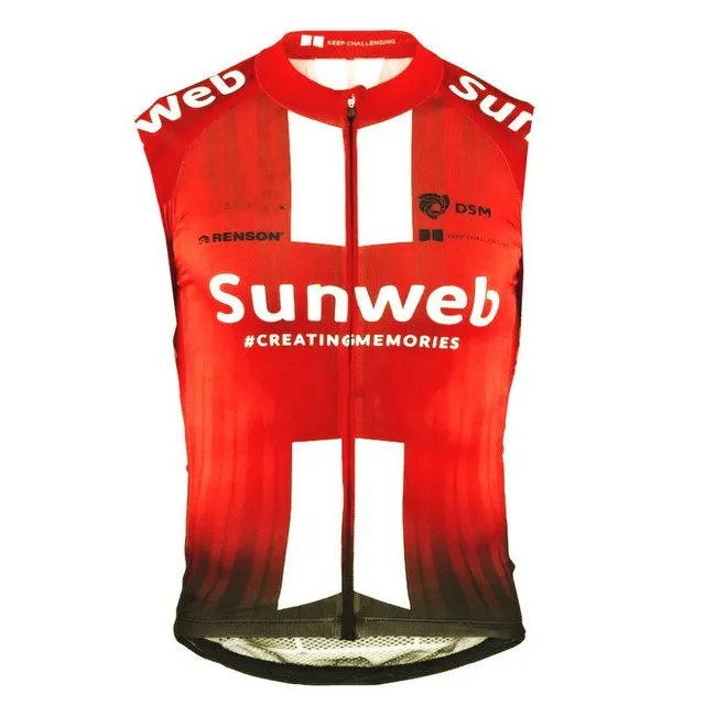 

2019 sunweb pro team summer cycling vest breathable sleeveless MTB Ropa Ciclismo maillot gilet
