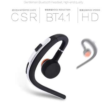 

DOITOP Wireless Bluetooth Headset with Mic Earphone for iPhone Samsung Music Handsfree Business Noise Cancelling BT Earphones